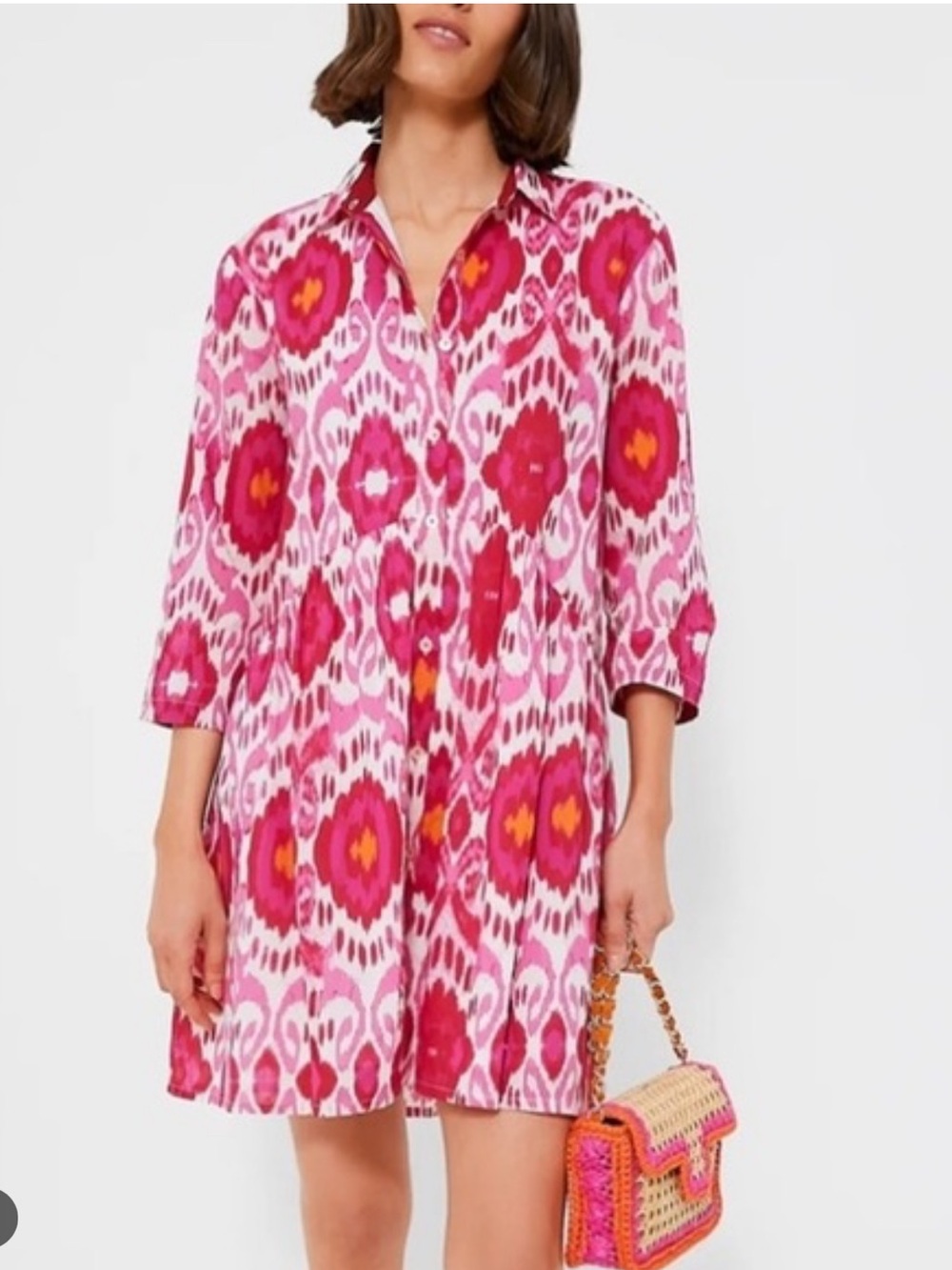 Ro's Garden Magenta June Deauville Dress sz large